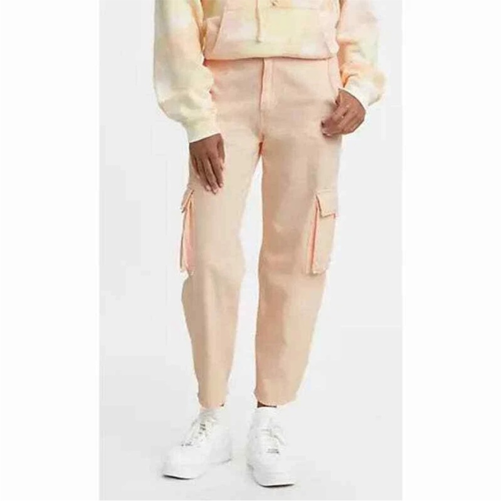 Levi's Premium High Waist Peach Cargo Pants Women's Size 29